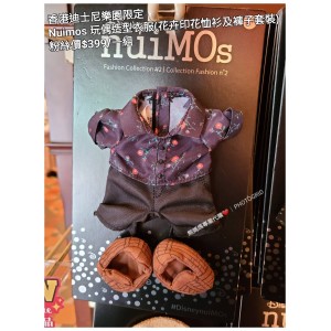 香港迪士尼樂園限定 Nuimos 玩偶造型衣服 (花卉印花恤衫及褲子套裝)